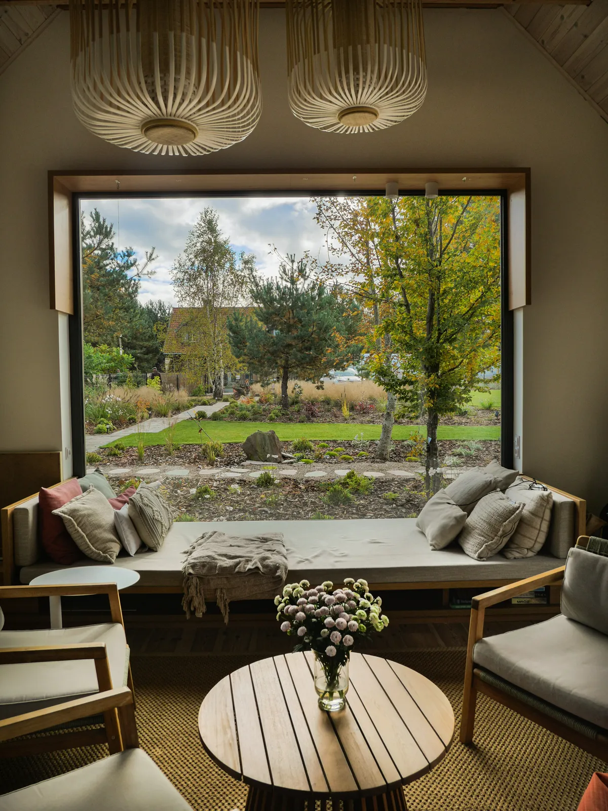 Ogród wypoczynkowy nad morzem