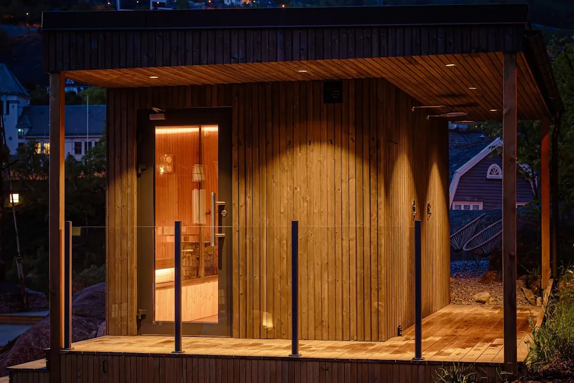 Główne wejście do sauny