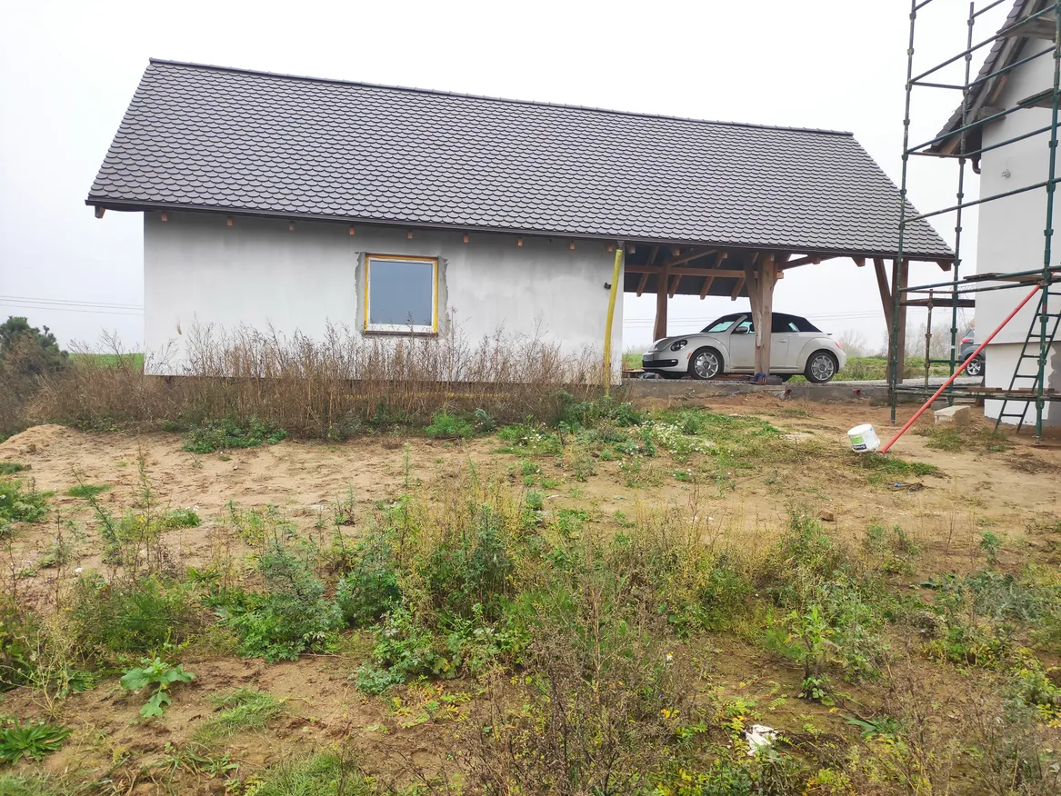 Miejsce gdzie stoi balia wodna - zdjęcie przed.