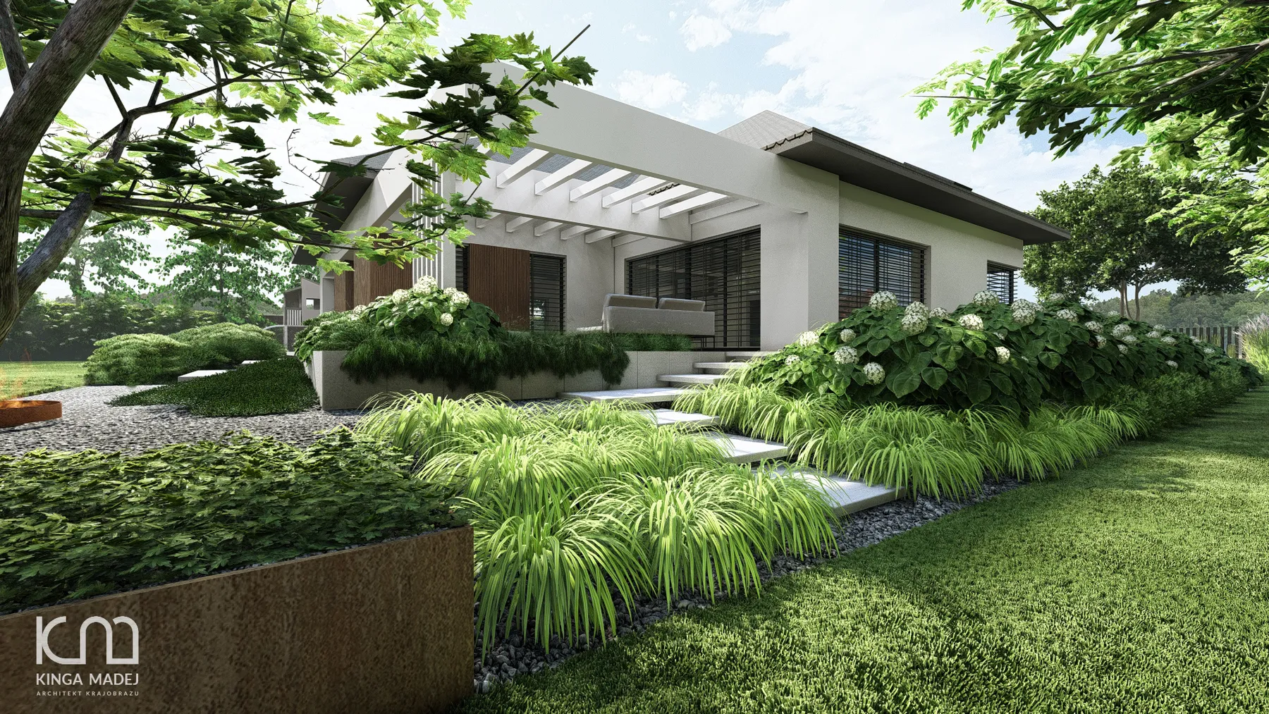 Główne zdjęcie dla Ogród z lewitującymi stopniami